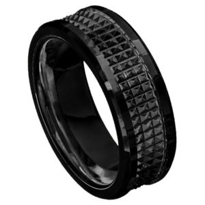 Black Tungsten Wedding Ring Josef Elias
