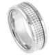 White Tungsten Ring Josef Elias