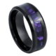 Purple and Black Tungsten Ring
