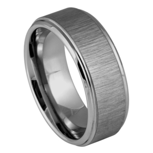 Grey Tungsten Ring